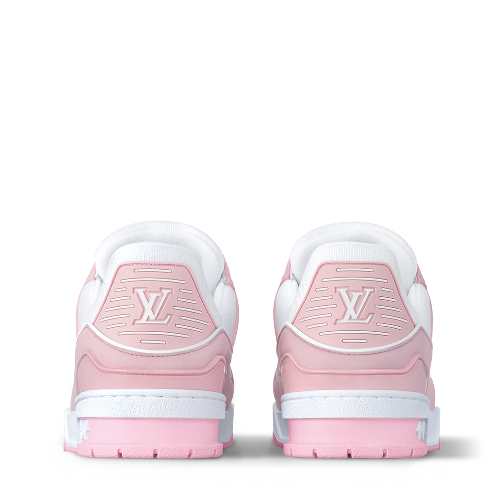 LOUIS VUITTON LV TRAINER WHITE PINK FULLY BOXED