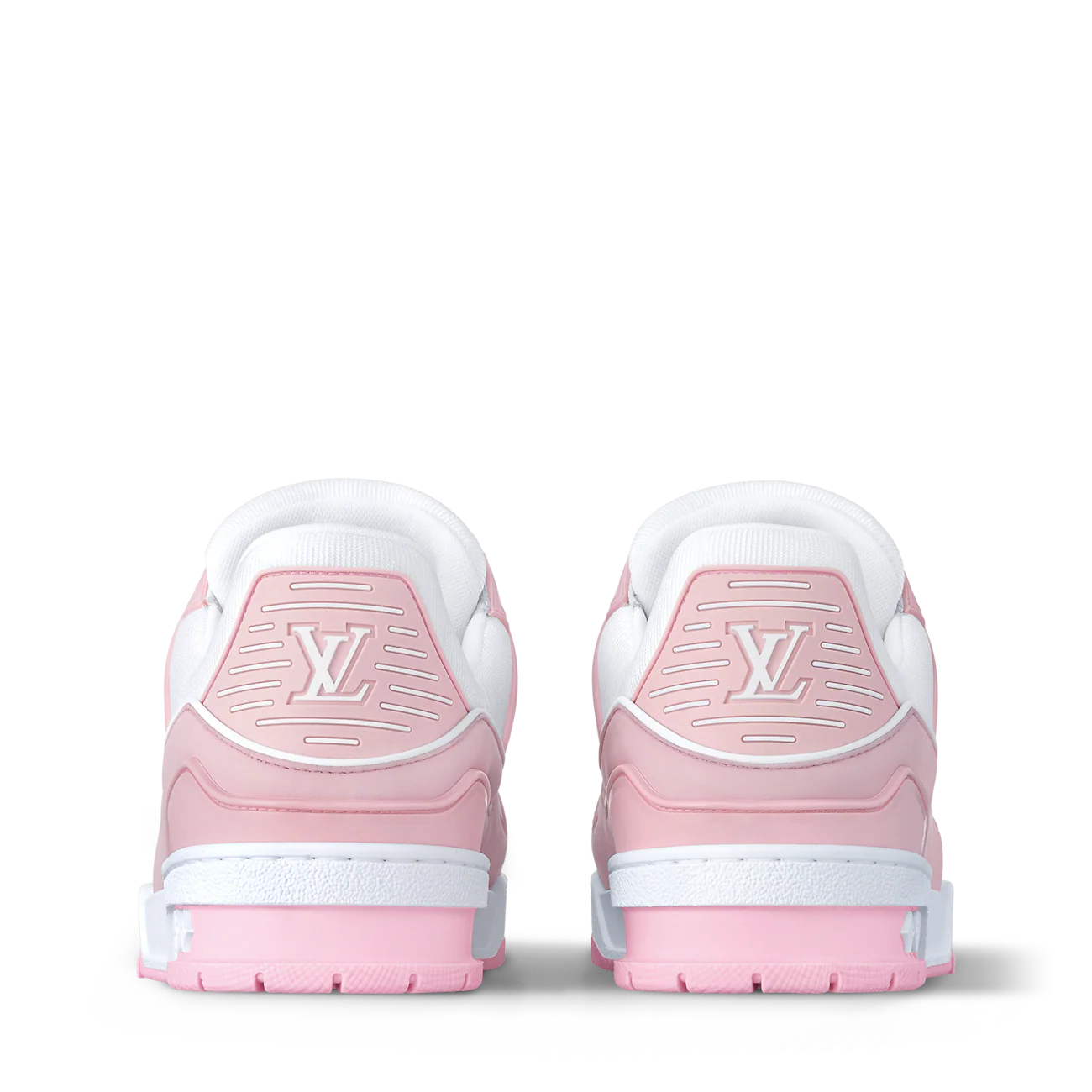LOUIS VUITTON LV TRAINER WHITE PINK FULLY BOXED