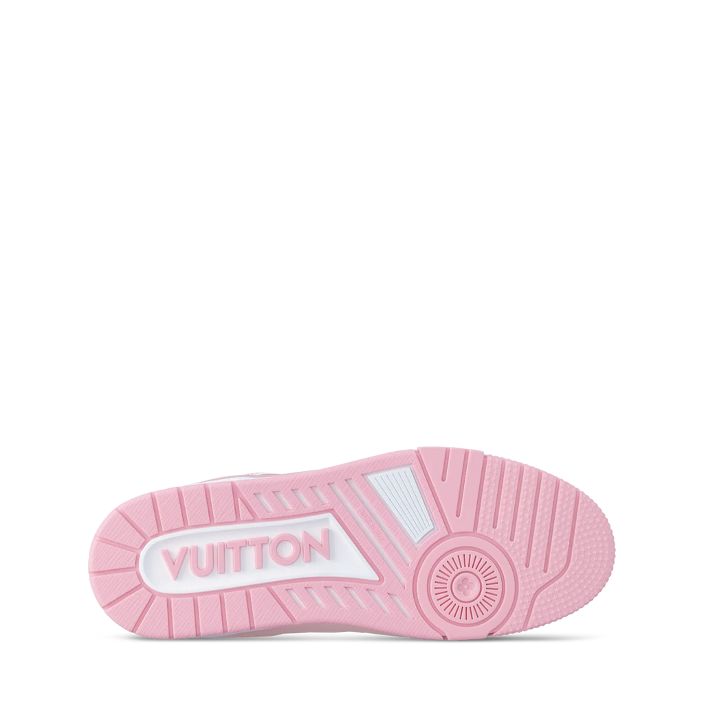 LOUIS VUITTON LV TRAINER WHITE PINK FULLY BOXED